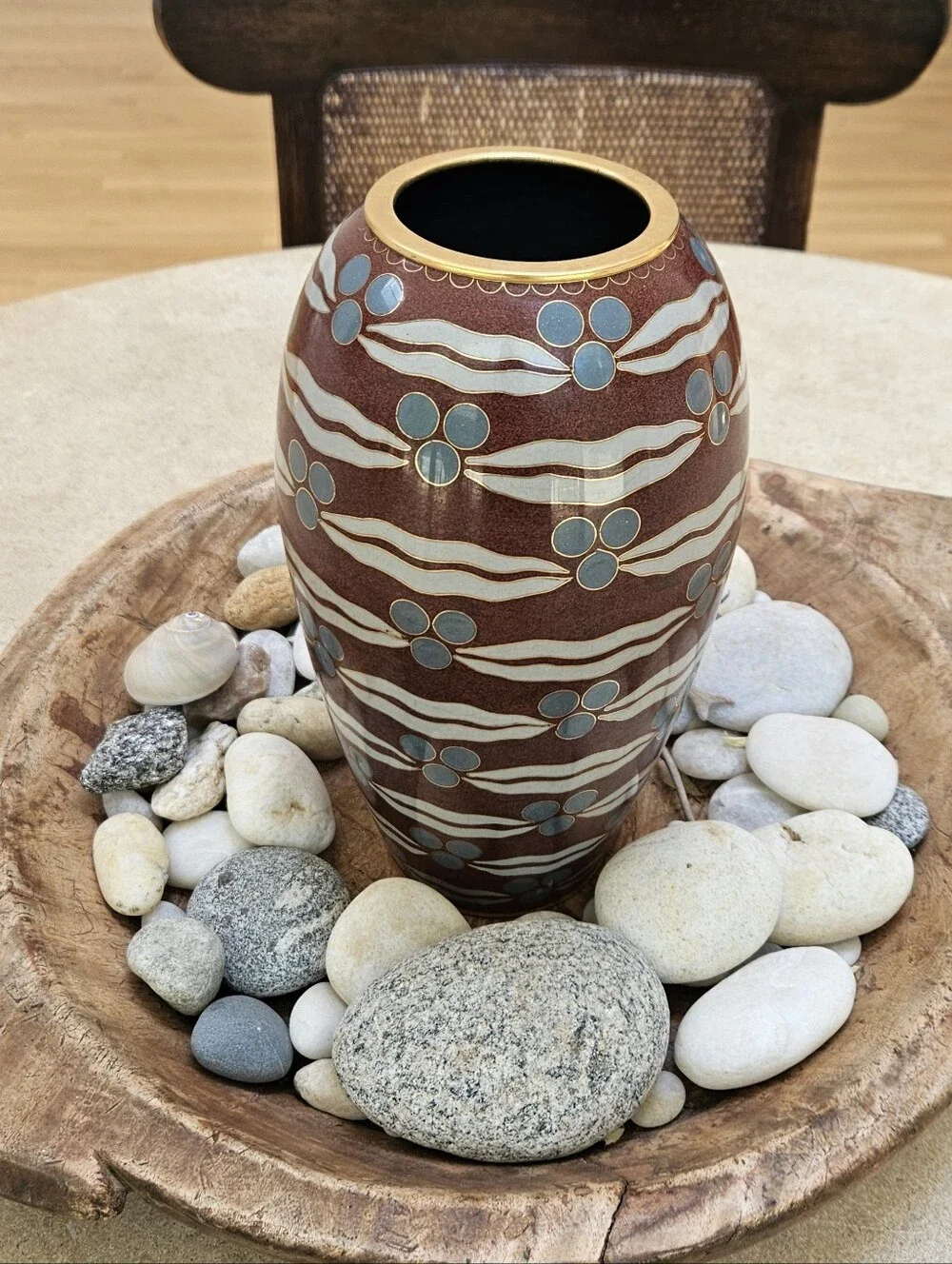William Sonoma Cloisenne Vase